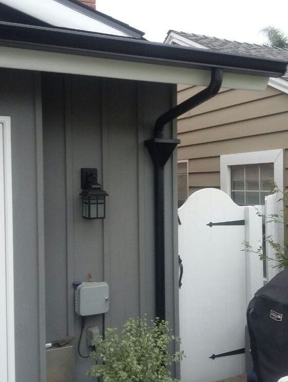 Residental Downspout Installation